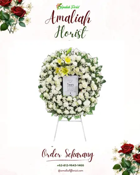 Krans Bunga Duka Ukirsari