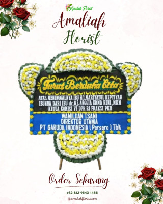 Papan Bunga Duka di Ukirsari