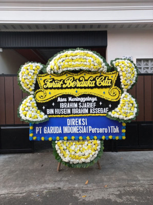 Papan Bunga Duka di Ukirsari